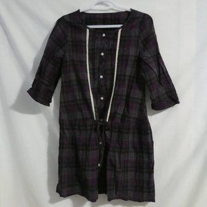 POU DOU DOU Ying-Trois, 160-170/165, plaid shirt dress